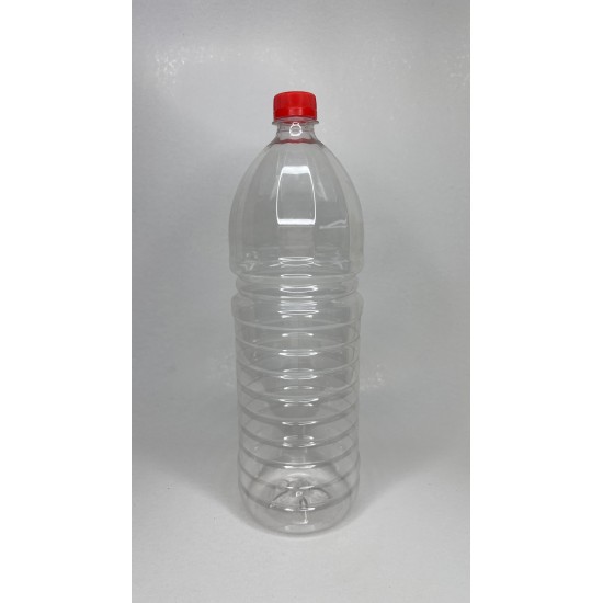 2 Litre Şeffaf PET Su, Meyve Suyu ve İçecek Şişesi
