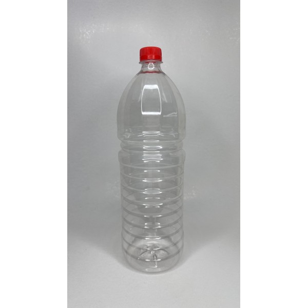 2 Litre Şeffaf PET Su, Meyve Suyu ve İçecek Şişesi
