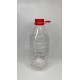 3 Litre Şeffaf PET Süt, Su ve İçecek Şişesi, Şalgam Şişesi, Kuplu Kapak