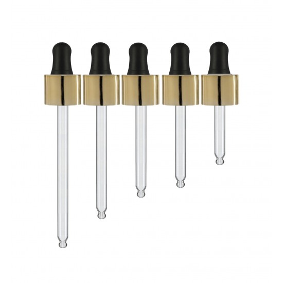 Cam damlalık Gold-siyah 100ml