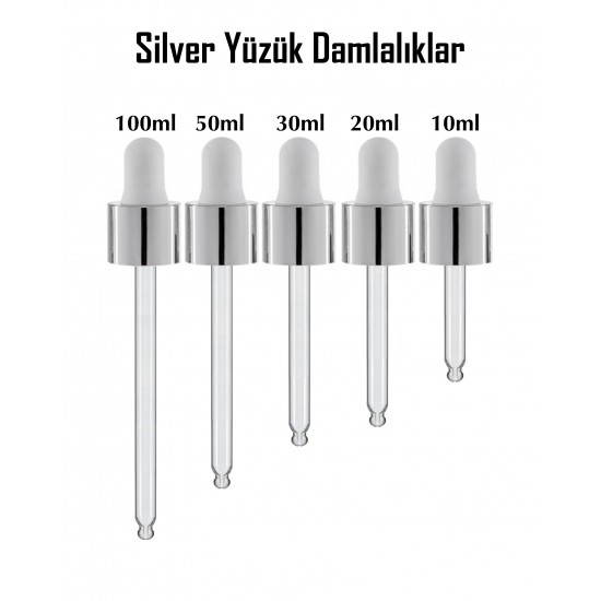 Cam Damlalık Gold-Beyaz 20ml
