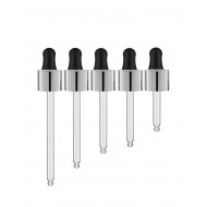 Cam damlalık Gümüş Siyah 50ml
