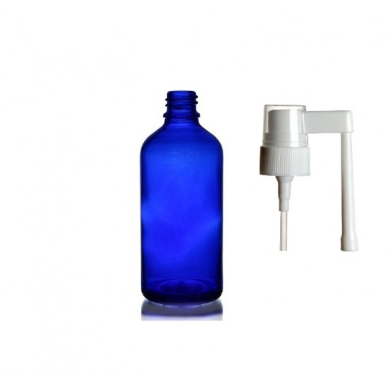 50ml Mavi Şişe Ağız Spreyi Başlıklı