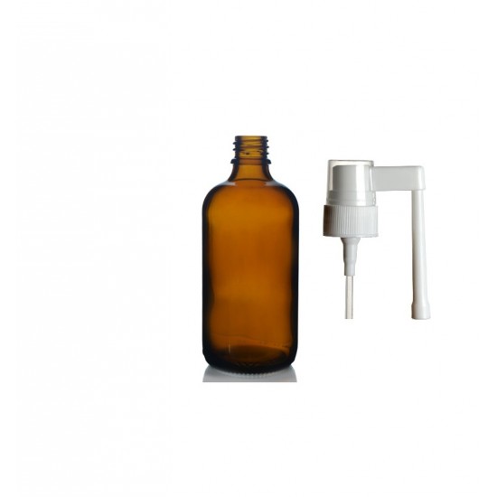 100ml kahverengi Şişe Ağız Spreyi Başlıklı
