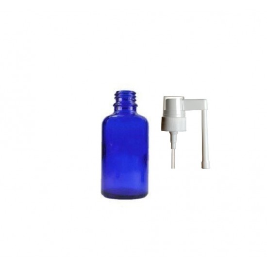 30 ml Mavi (Kobalt) Cam Ağız Spreyi Şişesi