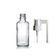 30 ml Şeffaf Cam Ağız Spreyi Şişesi