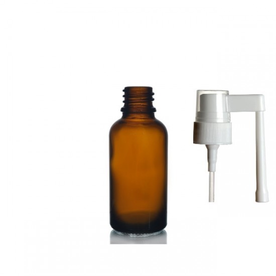 20ml kahverengi Şişe Ağız Spreyi Başlıklı