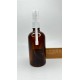 100 ml Kahverengi (Amber) Cam Ağız Spreyi Şişesi