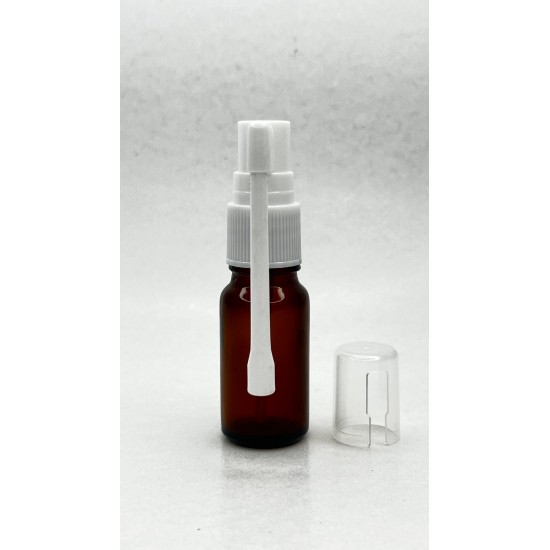10 ml Kahverengi (Amber) Cam Ağız Spreyi Şişesi