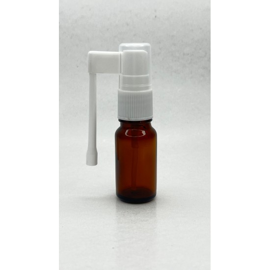 10 ml Kahverengi (Amber) Cam Ağız Spreyi Şişesi