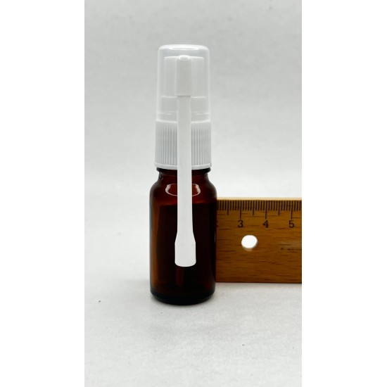 10 ml Kahverengi (Amber) Cam Ağız Spreyi Şişesi