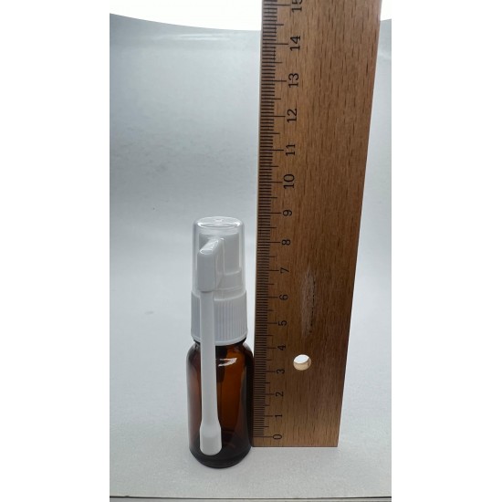 10 ml Kahverengi (Amber) Cam Ağız Spreyi Şişesi
