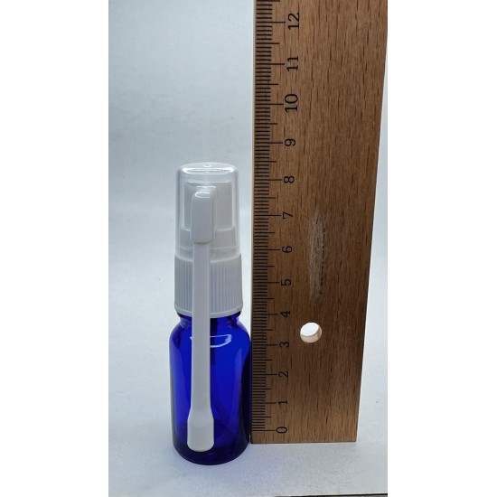10 ml Mavi (Kobalt) Cam Ağız Spreyi Şişesi