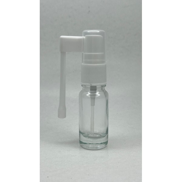 10 ml Şeffaf Cam Ağız Spreyi Şişesi