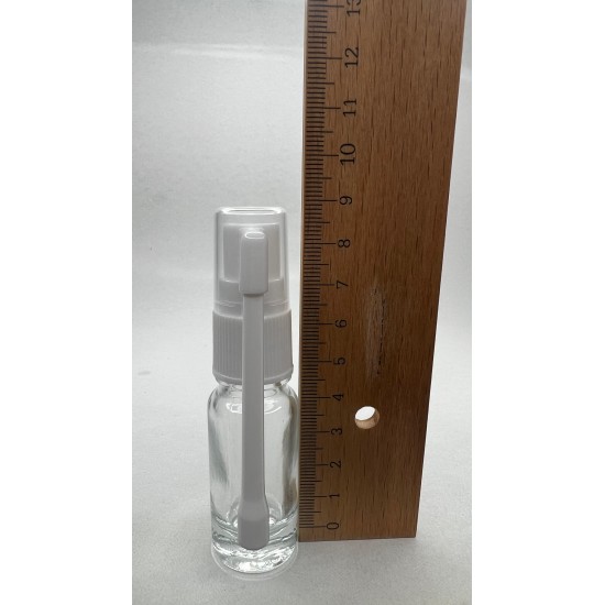 10 ml Şeffaf Cam Ağız Spreyi Şişesi