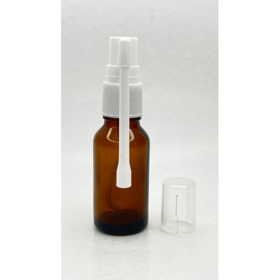 20 ml Kahverengi (Amber) Cam Ağız Spreyi Şişesi