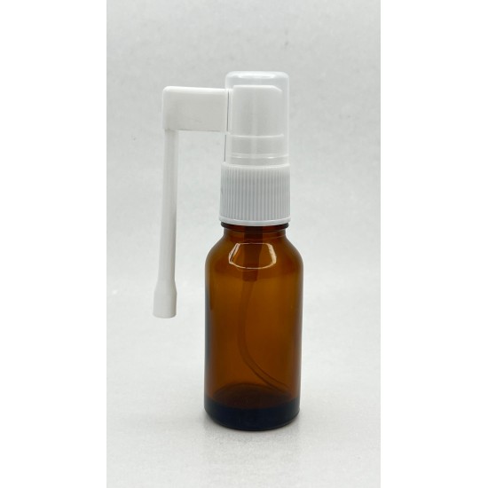 20 ml Kahverengi (Amber) Cam Ağız Spreyi Şişesi