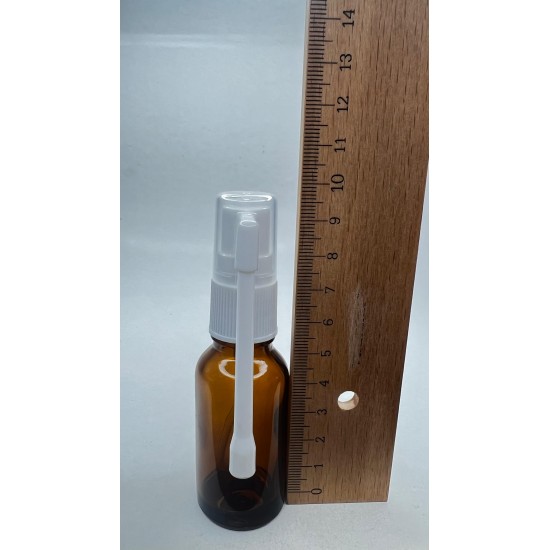 20 ml Kahverengi (Amber) Cam Ağız Spreyi Şişesi