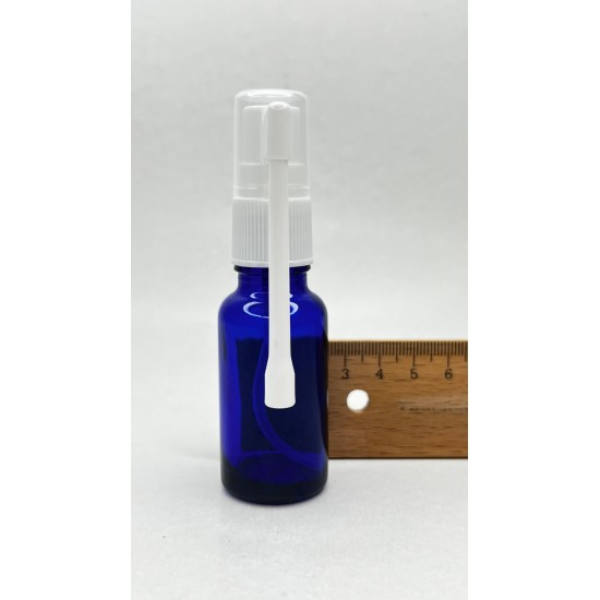 20 ml Mavi (Kobalt) Cam Ağız Spreyi Şişesi