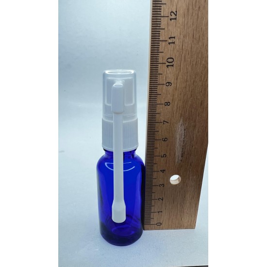 20 ml Mavi (Kobalt) Cam Ağız Spreyi Şişesi
