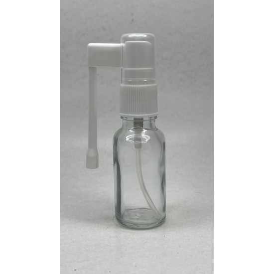 20 ml Şeffaf Cam Ağız Spreyi Şişesi
