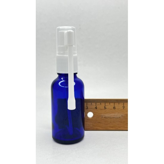 30 ml Mavi (Kobalt) Cam Ağız Spreyi Şişesi
