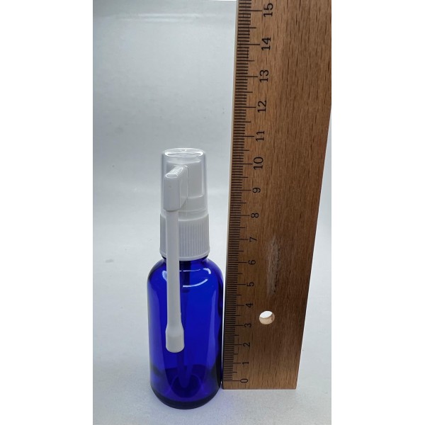 30 ml Mavi (Kobalt) Cam Ağız Spreyi Şişesi