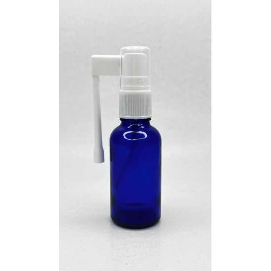 30 ml Mavi (Kobalt) Cam Ağız Spreyi Şişesi