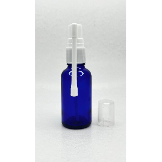 30 ml Mavi (Kobalt) Cam Ağız Spreyi Şişesi