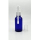 30 ml Mavi (Kobalt) Cam Ağız Spreyi Şişesi