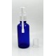 50 ml Mavi (Kobalt) Cam Ağız Spreyi Şişesi