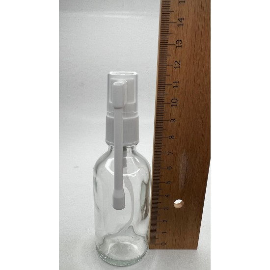 50 ml Şeffaf Cam Ağız Spreyi Şişesi