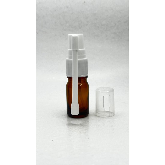 5 ml Kahverengi (Amber) Cam Ağız Spreyi Şişesi