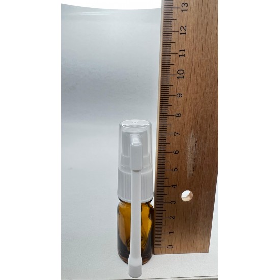 5 ml Kahverengi (Amber) Cam Ağız Spreyi Şişesi