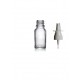 10 ml Şeffaf Cam Burun Spreyi Şişesi