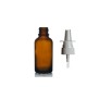 20 ml Kahverengi (Amber) Cam Burun Spreyi Şişesi