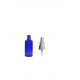 20 ml Mavi (Kobalt) Cam Burun Spreyi Şişesi