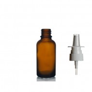 30 ml Kahverengi (Amber) Cam Burun Spreyi Şişesi