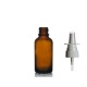 30 ml Kahverengi (Amber) Cam Burun Spreyi Şişesi