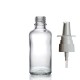 30 ml Şeffaf Cam Burun Spreyi Şişesi