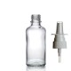 50 ml Şeffaf Cam Burun Spreyi Şişesi