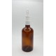 100 ml Kahverengi (Amber) Cam Burun Spreyi Şişesi