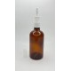100 ml Kahverengi (Amber) Cam Burun Spreyi Şişesi