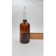 100 ml Kahverengi (Amber) Cam Burun Spreyi Şişesi