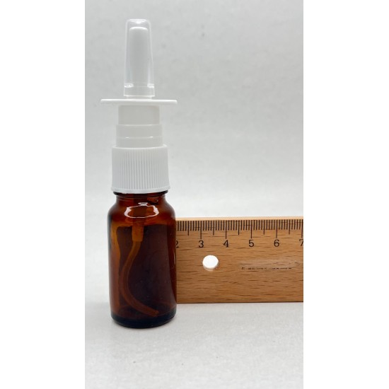 10 ml Kahverengi (Amber) Cam Burun Spreyi Şişesi