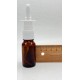 10 ml Kahverengi (Amber) Cam Burun Spreyi Şişesi