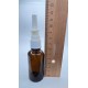30 ml Kahverengi (Amber) Cam Burun Spreyi Şişesi