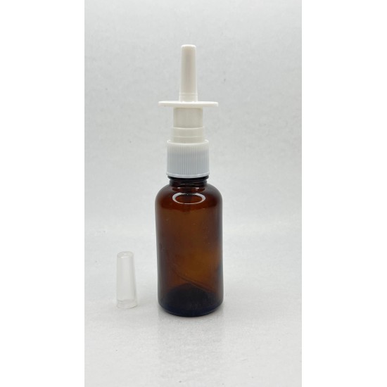 30 ml Kahverengi (Amber) Cam Burun Spreyi Şişesi