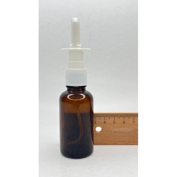 30 ml Kahverengi (Amber) Cam Burun Spreyi Şişesi