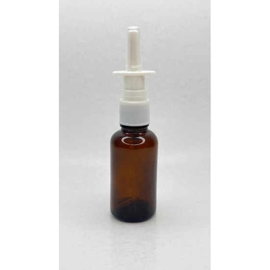 30 ml Kahverengi (Amber) Cam Burun Spreyi Şişesi